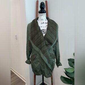 Women's Olive Utility Jacket